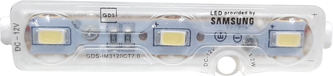 GDS-IM3120(CT) Samsung Tunable Module | 1.2W | 7000K | Color Changing | IP65 | PC Lens | Advanced Signage, Retail Display | Flexible, Easy Mount